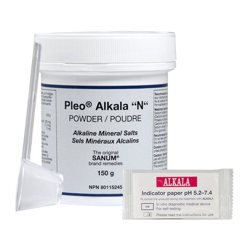 Pleo-ALKALA "N" powder 150g (incl. 48 Ph strips)
