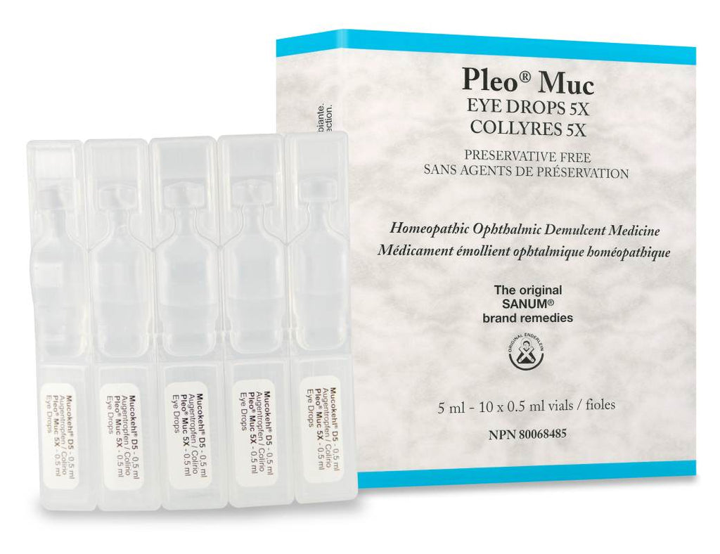 Pleo Muc Eye Drops 5X - Single Use Vials