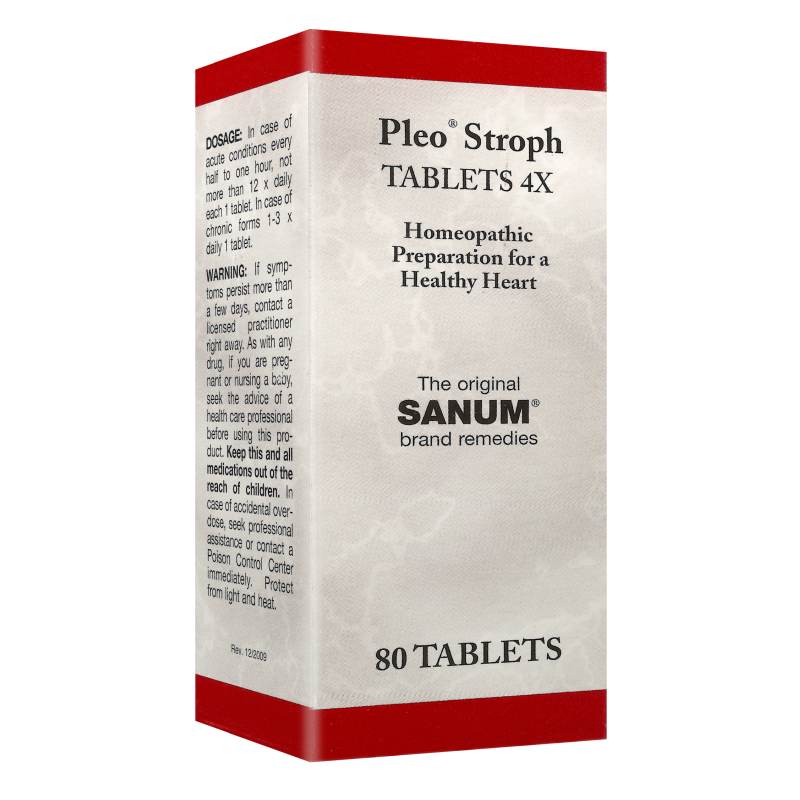 Pleo-STROPH (Strophanthus) tablets 4X (80) - (Exp. 2/28/26)