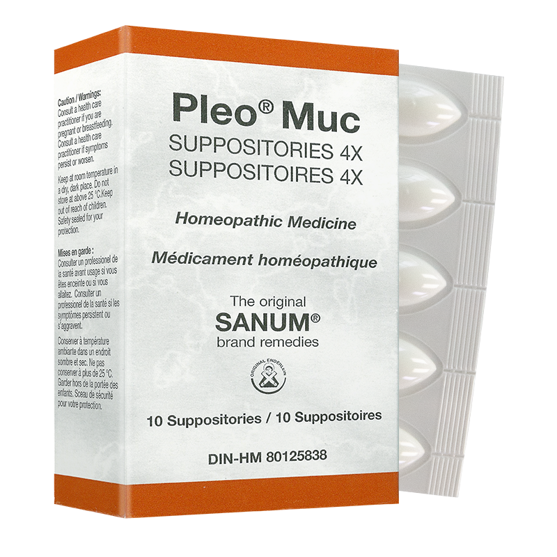 Pleo Muc (Mucokehl) suppositories (10)