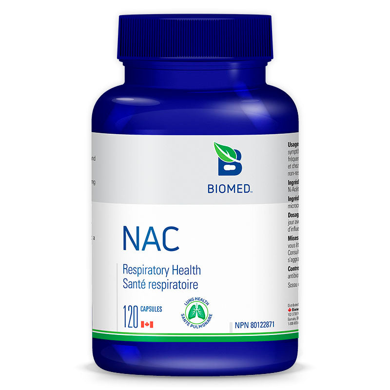 NAC (N-acetyl-l-cysteine) 120 caps Health Source Supplements NAC (N-acetyl-l-cysteine) 120 caps Health Source Supplements