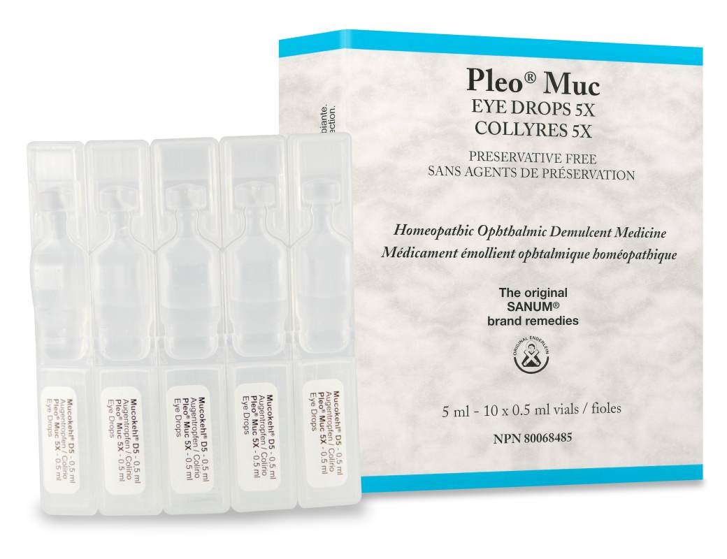 Pleo Muc Eye Drops 5X - Single Use Vials
